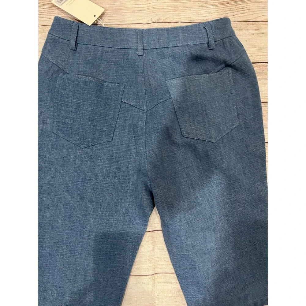 NWT Choosy Blue Bermuda Pull On Cotton Shorts Size 4